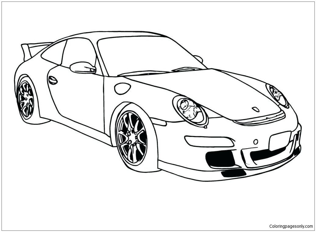 Cool Cars Coloring Pages