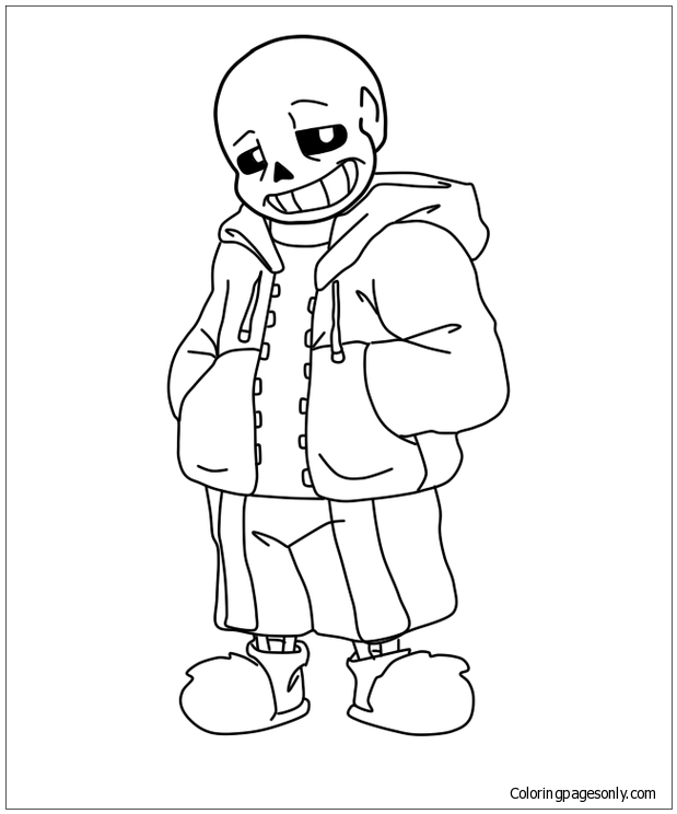 Cool Sans Coloring Pages Sans Coloring Pages Coloring Pages For Kids And Adults