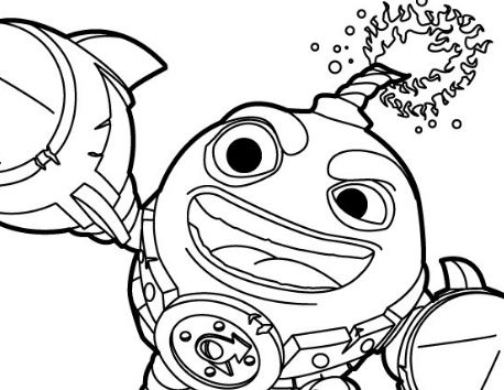 Count Down From Skylanders Coloring Pages