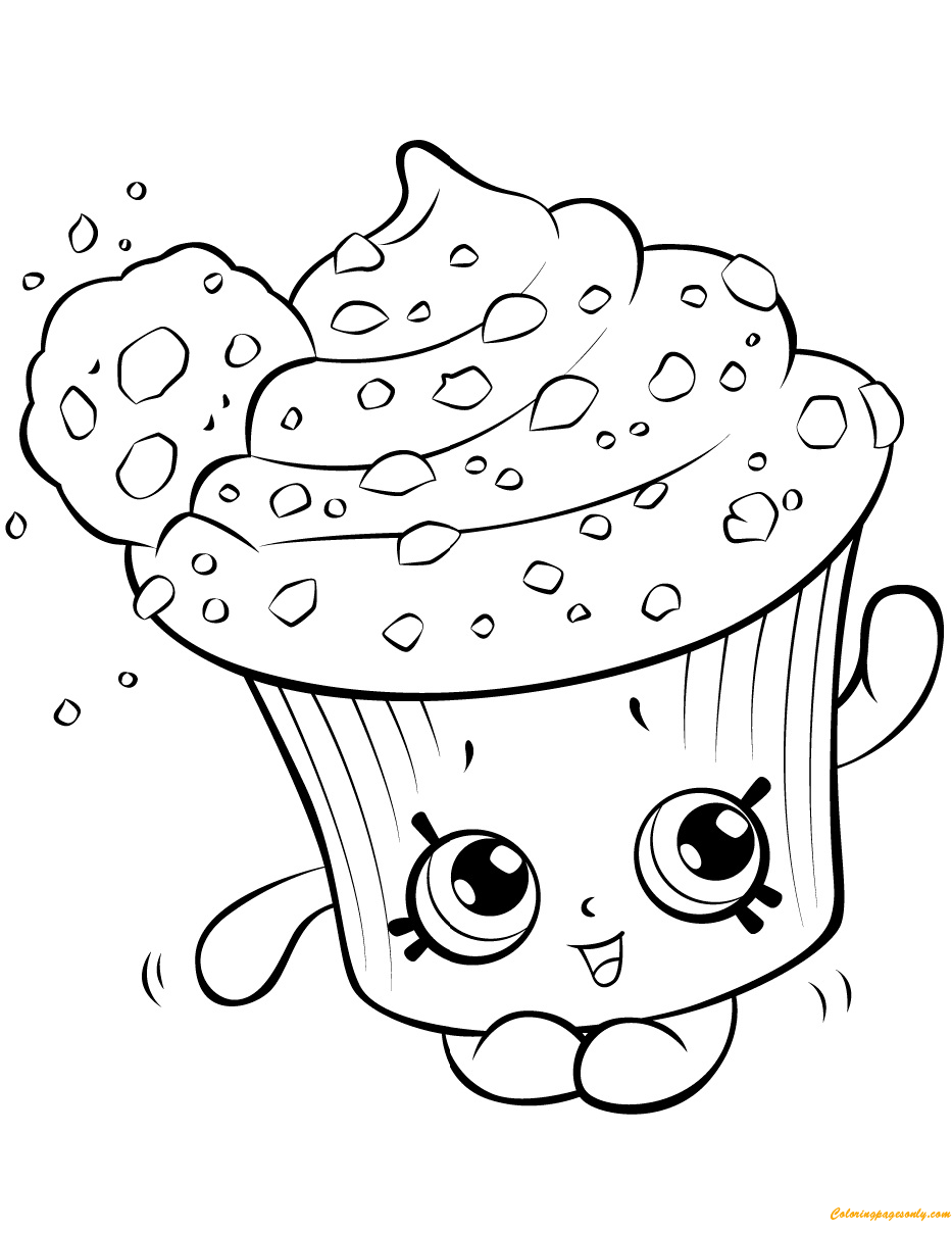 Creamy Cookie Cupcake Shopkin Season 5 from Shopkins