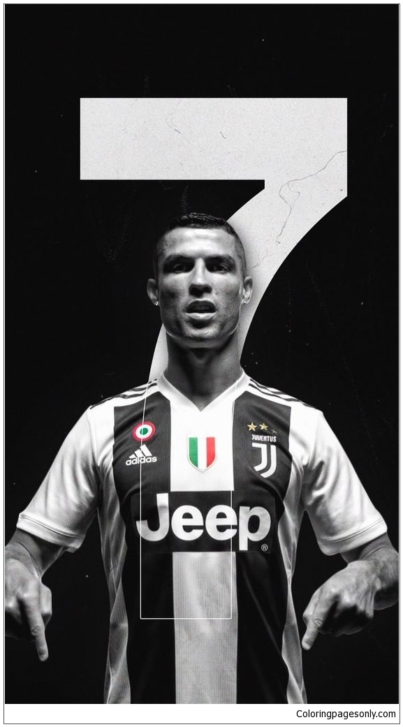 Immagine di Cristiano Ronaldo da stampare da Cristiano Ronaldo