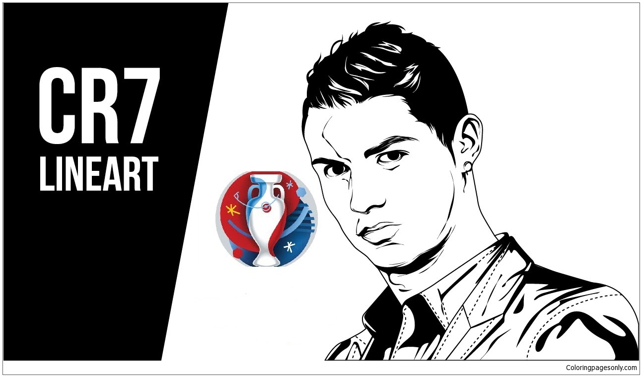 Soccer Coloring Pages Ronaldo from Cristiano Ronaldo
