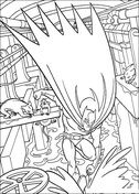 Batman down in sewage from Batman Coloring Pages