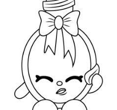 Curly Shopkins Coloring Page