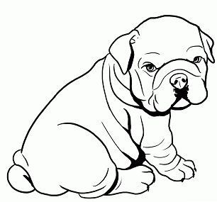 real puppy coloring pages