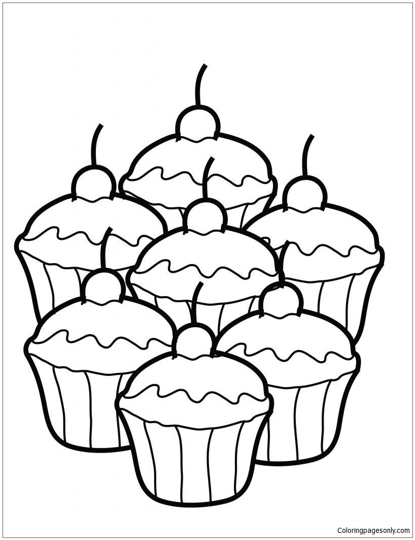 cute dessert coloring pages desserts coloring pages coloring pages for kids and adults