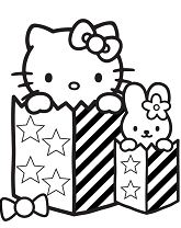 Download Hello Kitty Tea Party Coloring Page - Free Coloring Pages Online
