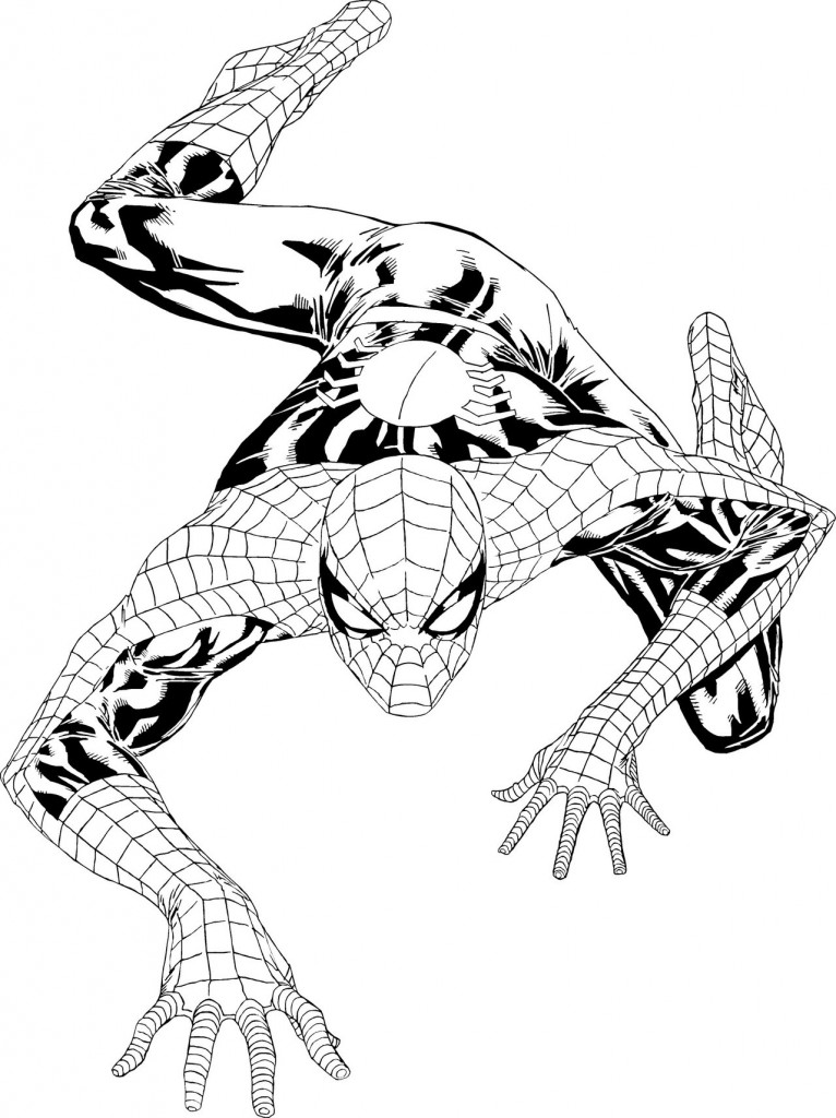 10 Cute Spiderman Coloring Pages Easy: Unleash Your Child's Inner Superhero