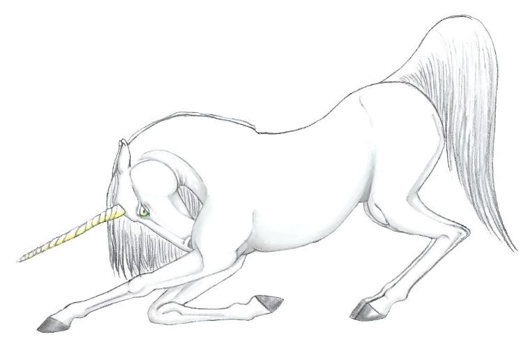 Cute Unicorn-image 1 Coloring Pages