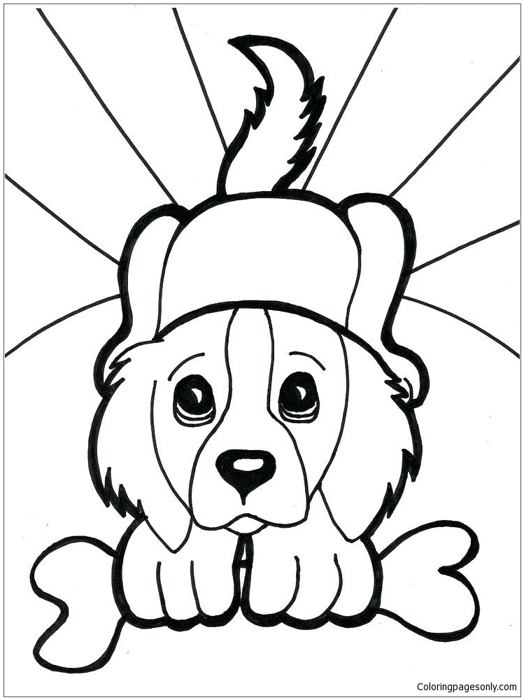 Cutest Puppy Coloring Pages