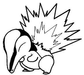 Cyndaquil Pokemon Coloring Pages