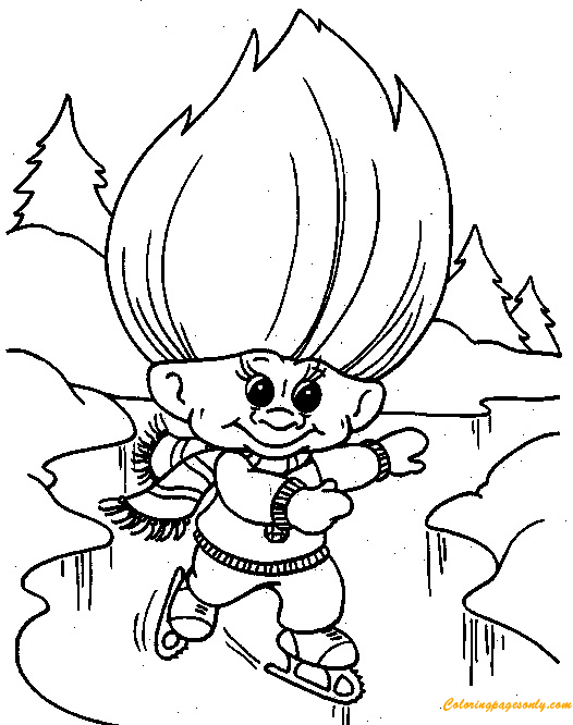Dam Troll Coloring Pages