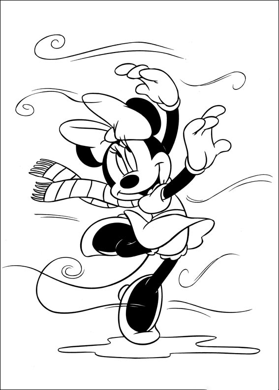 Dance with the wind Coloring Page