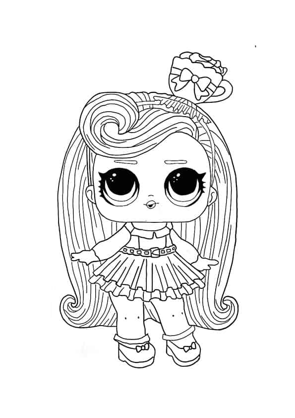 Lol Surprise Doll Darling Coloring Pages - Lol Surprise Doll Doll