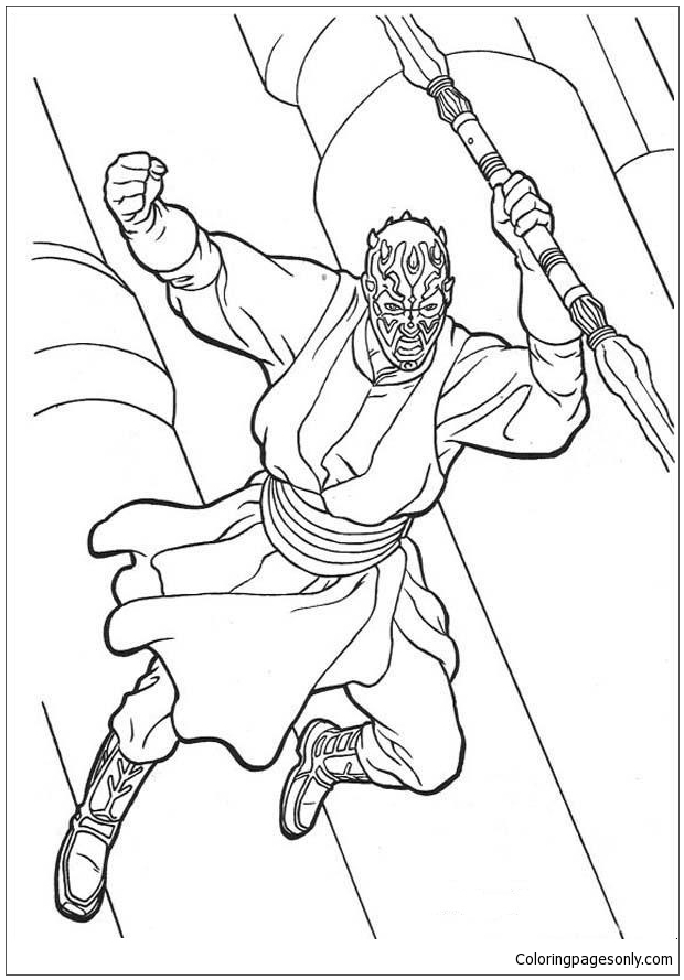 Download Darth Maul - Star Wars Coloring Pages - Cartoons Coloring Pages - Free Printable Coloring Pages ...