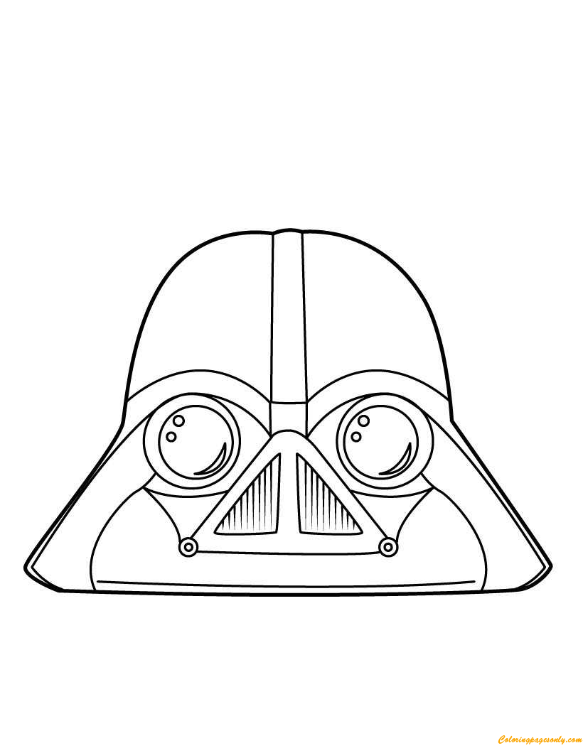 Darth Vader Coloring Page - Free Printable Coloring Pages