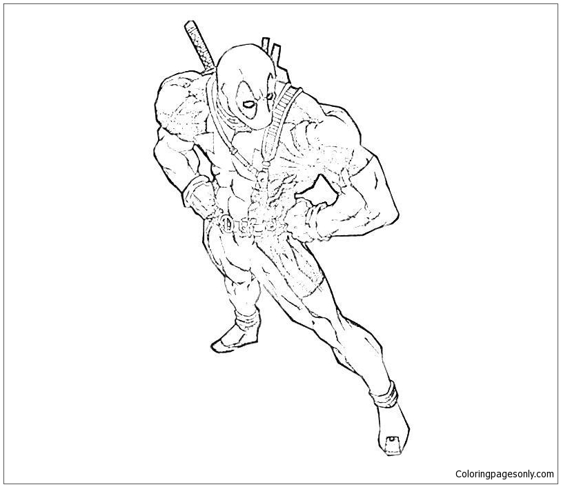 Deadpool 21 Coloring Pages