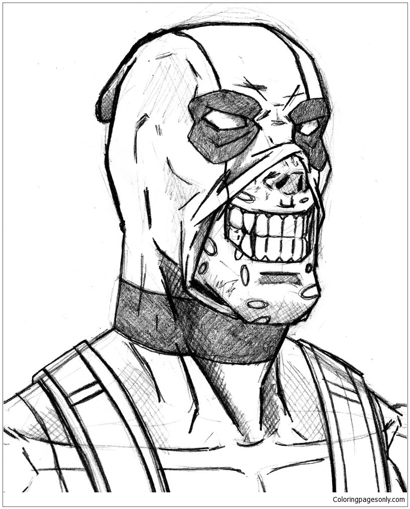 Deadpool 22 Coloring Pages