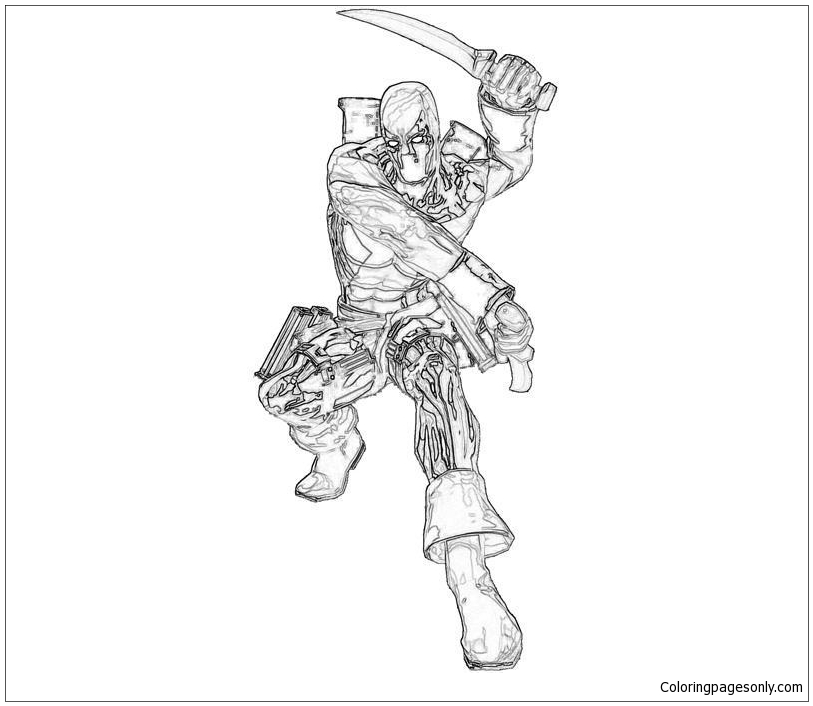 Deadpool 32 Coloring Pages - Free Printable Coloring Pages