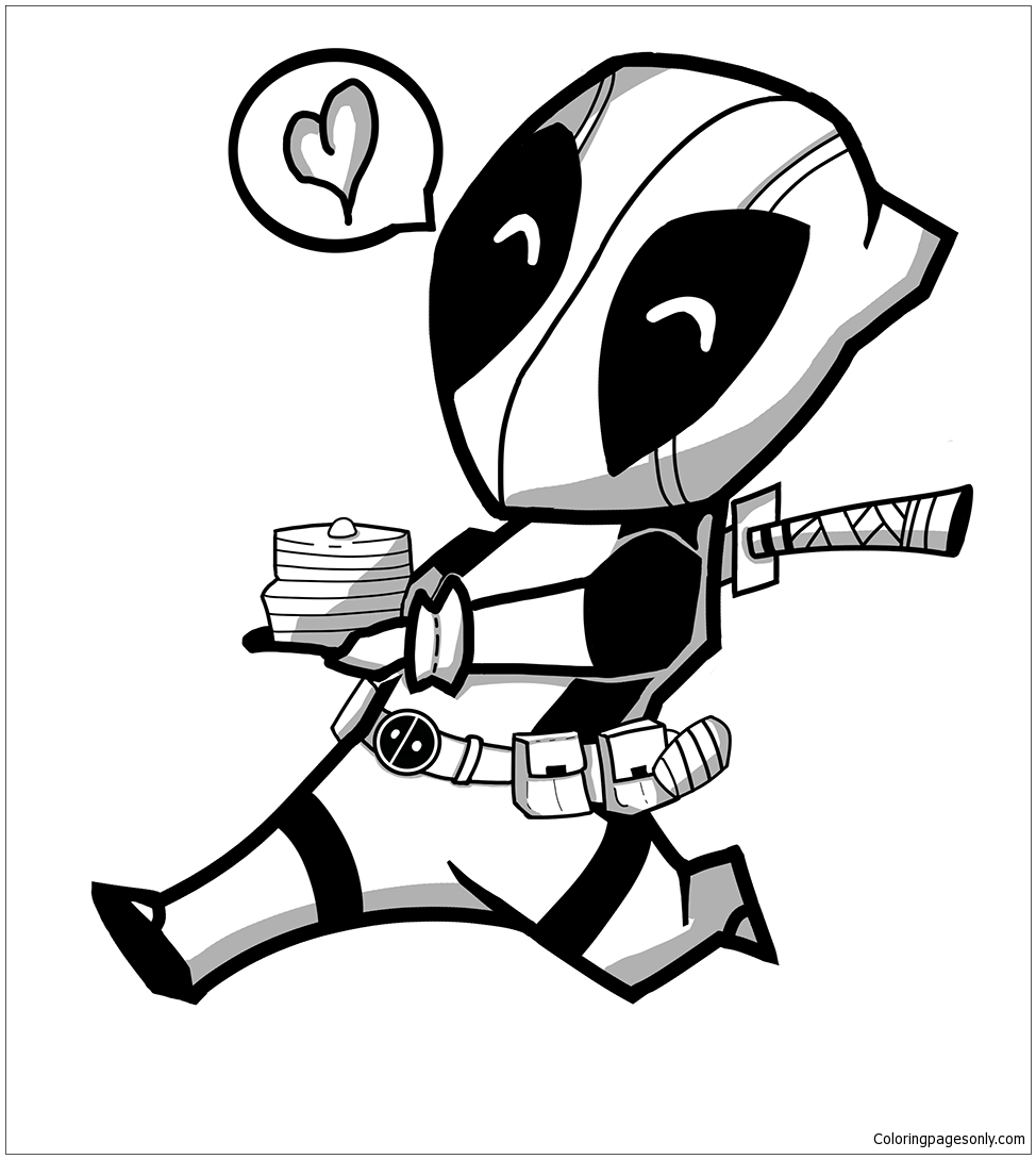 Deadpool clipart-chibi uit Deadpool