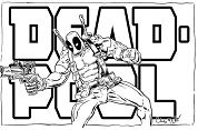 Deadpool Logo Película 2016 Página Para Colorear