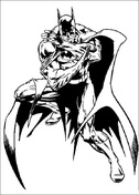 Defence from Batman Coloring Page