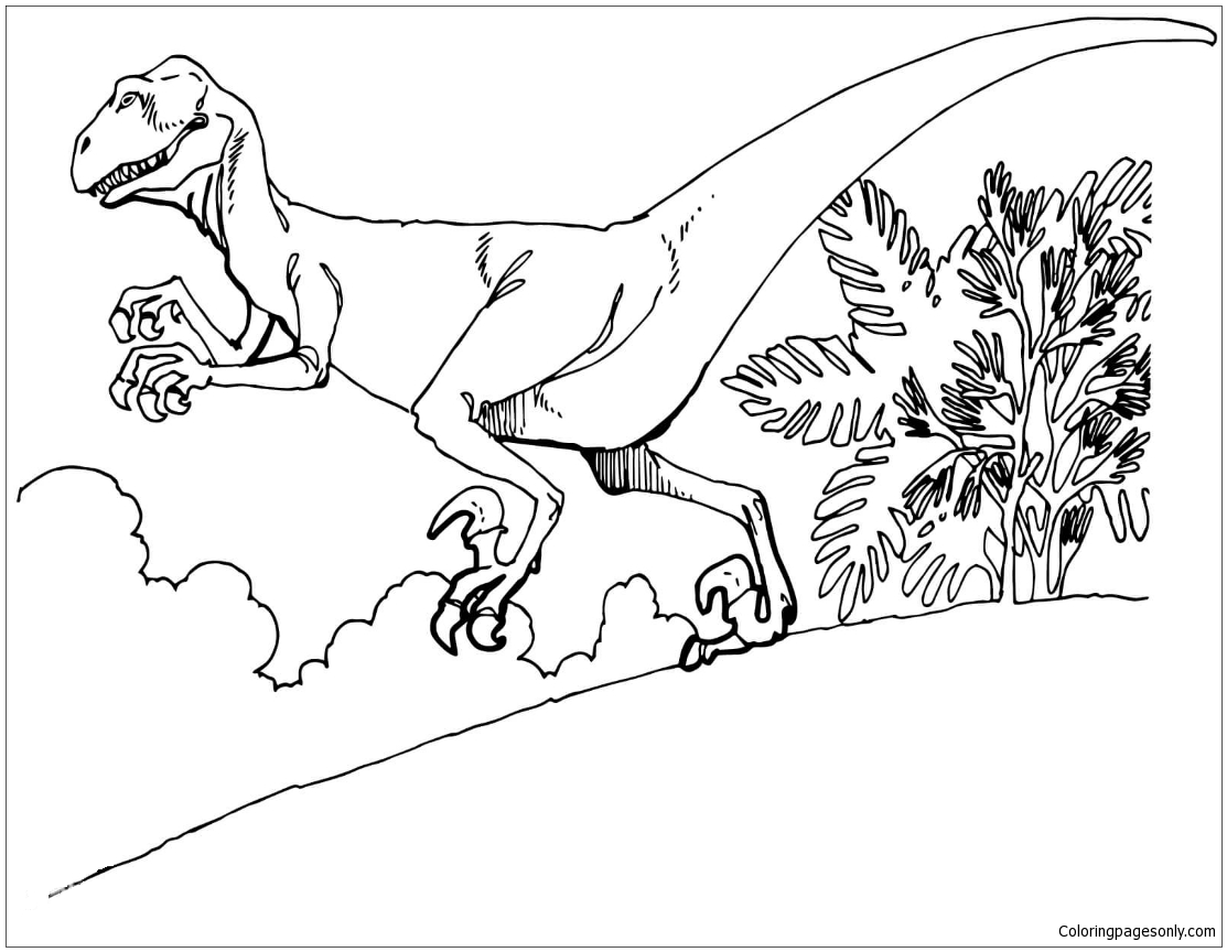 Deinonychus fleischfressende Dromaeosauriden-Dinosaurier von Saurischian-Dinosauriern