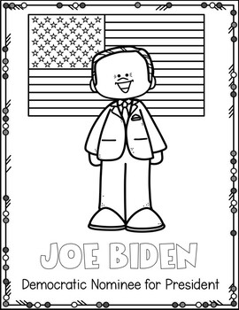 Democratic Nominee of President Coloring Pages - Joe Biden Coloring