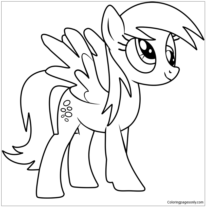 Derpy Hooves Coloring Page