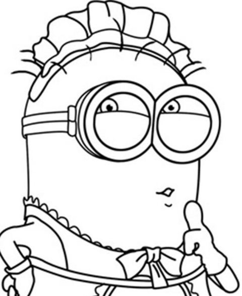 Despicable Me S Free Minion173fb Coloring Page