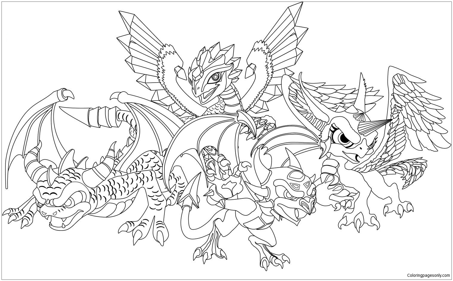  Dessin Skylanders  Coloring Pages Cartoons Coloring Pages 