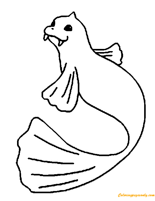 Dewgong Pokemon Coloring Page - Free Coloring Pages Online