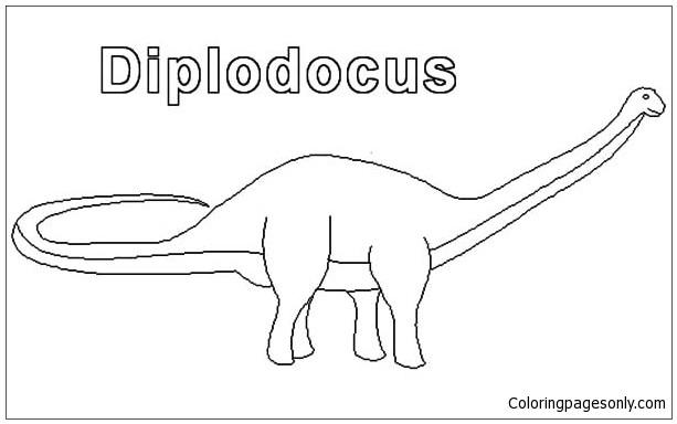 Download Diplodocus 1 Coloring Pages Dinosaurs Coloring Pages Free Printable Coloring Pages Online
