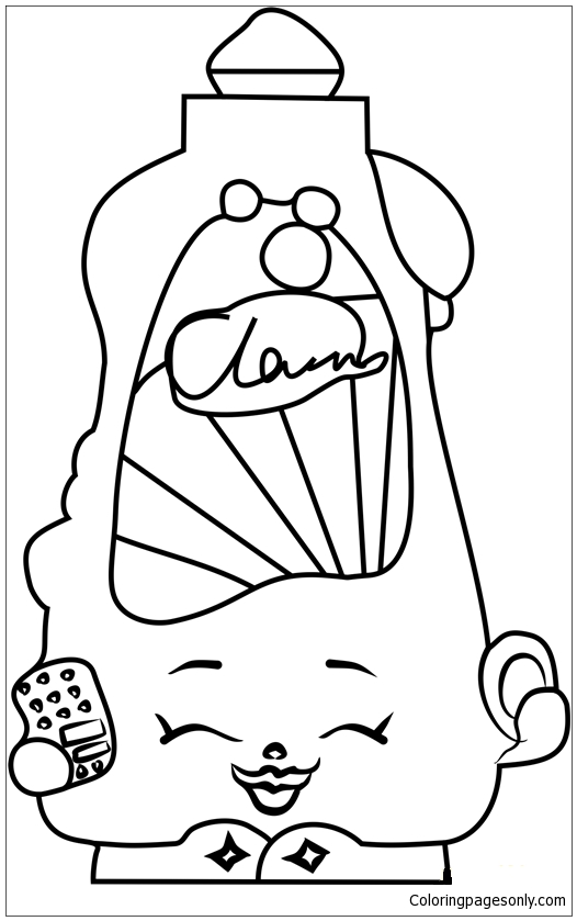 Dishy Liquid Shopkins Coloring Pages