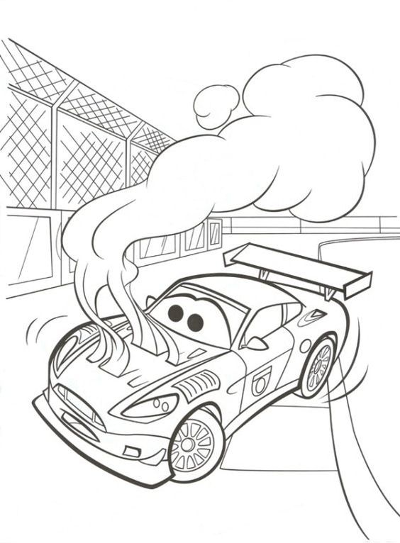 Disney Cars 2 Coloring Page - Free Printable Coloring Pages