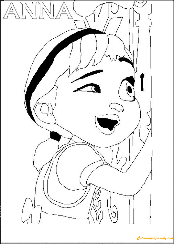 Disney Frozen Anna Coloring Pages Cartoons Coloring Pages Coloring Pages For Kids And Adults