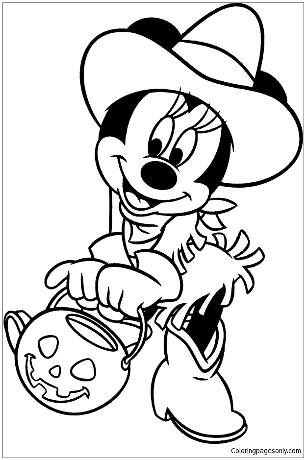 Fantasia de vaqueira da Disney Minnie Mouse da Minnie Mouse