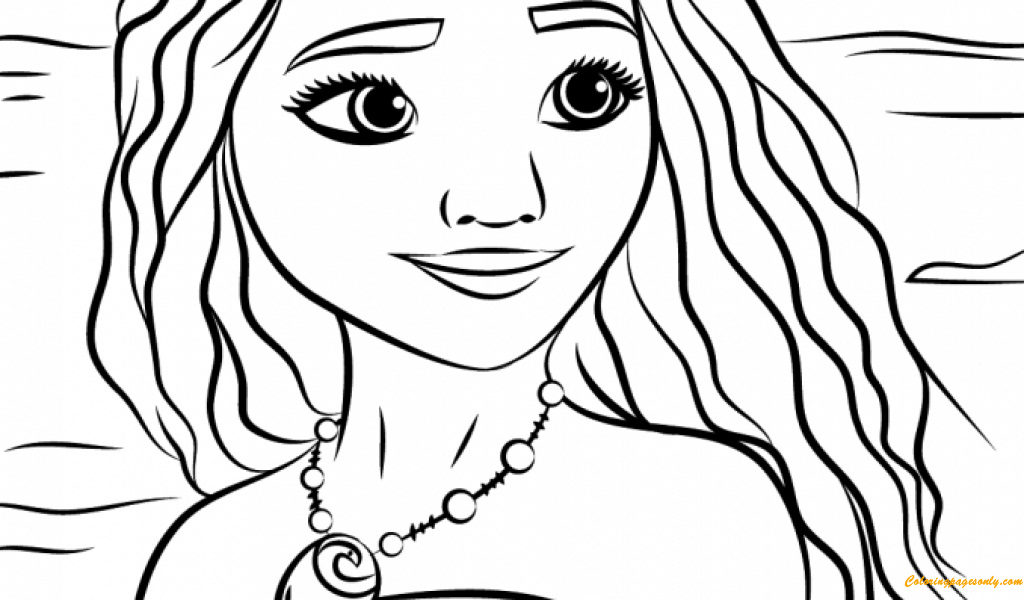 Moana Disney Coloring Pages Easy Coloring Pages