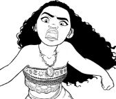 Disney Moana 5 Coloring Pages