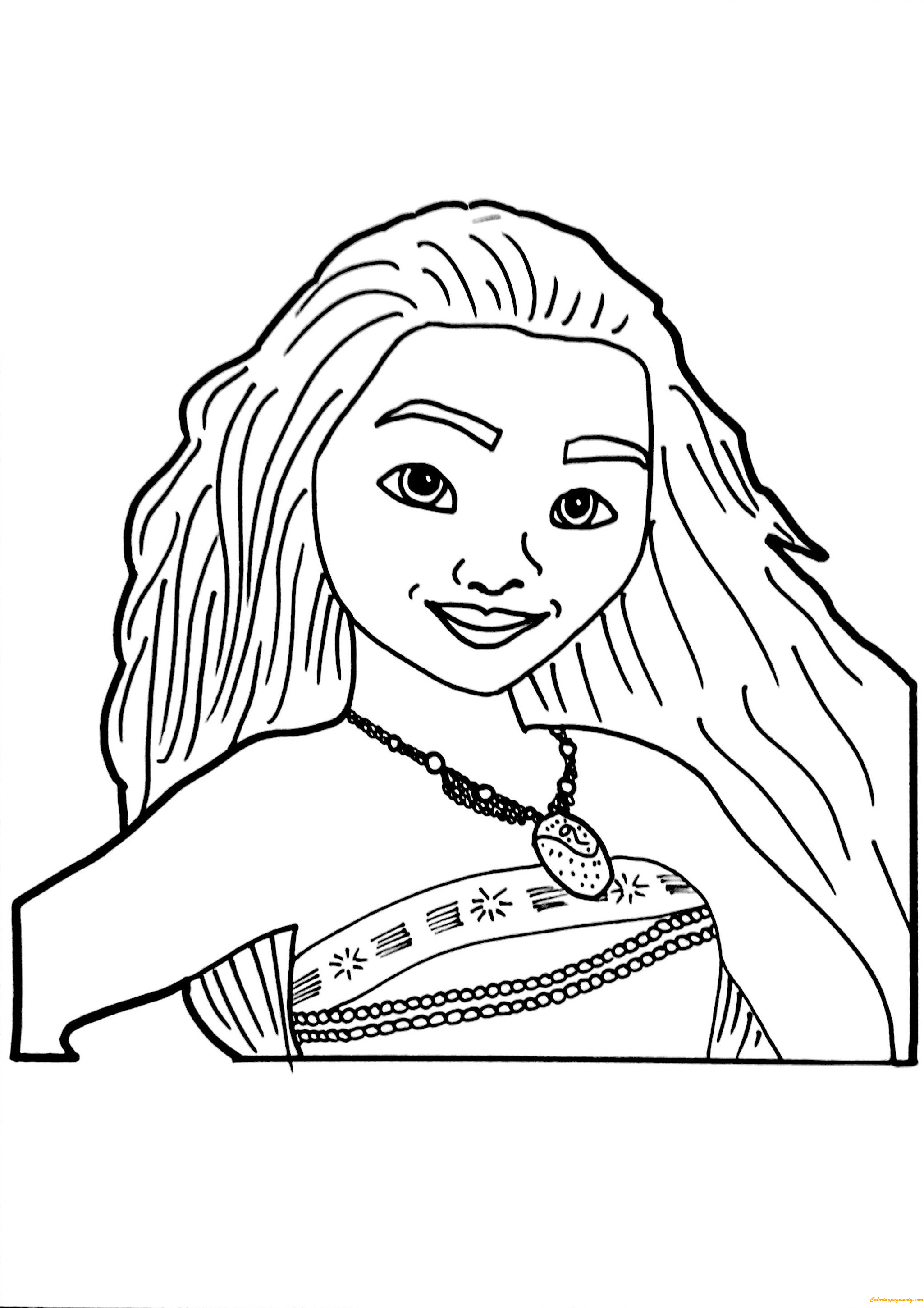 Disney Moana Coloring Pages