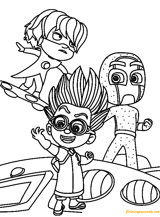 Disney Pj Masks Coloring Pages Pj Masks Coloring Pages Coloring Pages For Kids And Adults