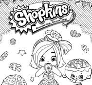 Doll Chef Club Donatina Coloring Page