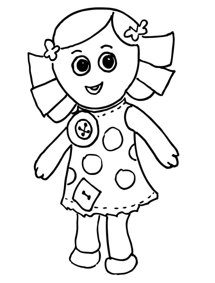 Doll Coloring page Coloring Pages