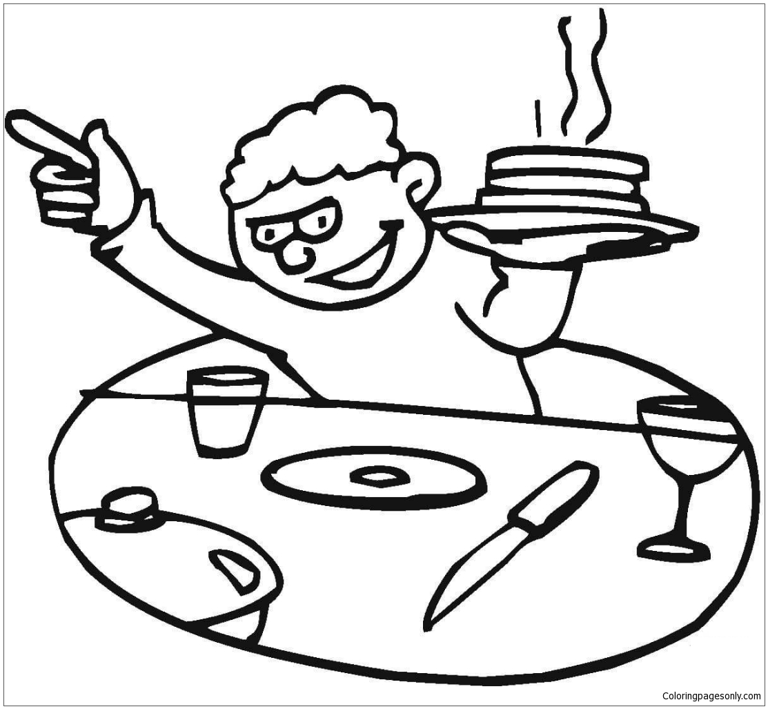 Don T Touch My Pancakes Coloring Pages