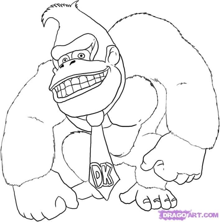 Бесплатная распечатка Donkey Kong от Donkey Kong