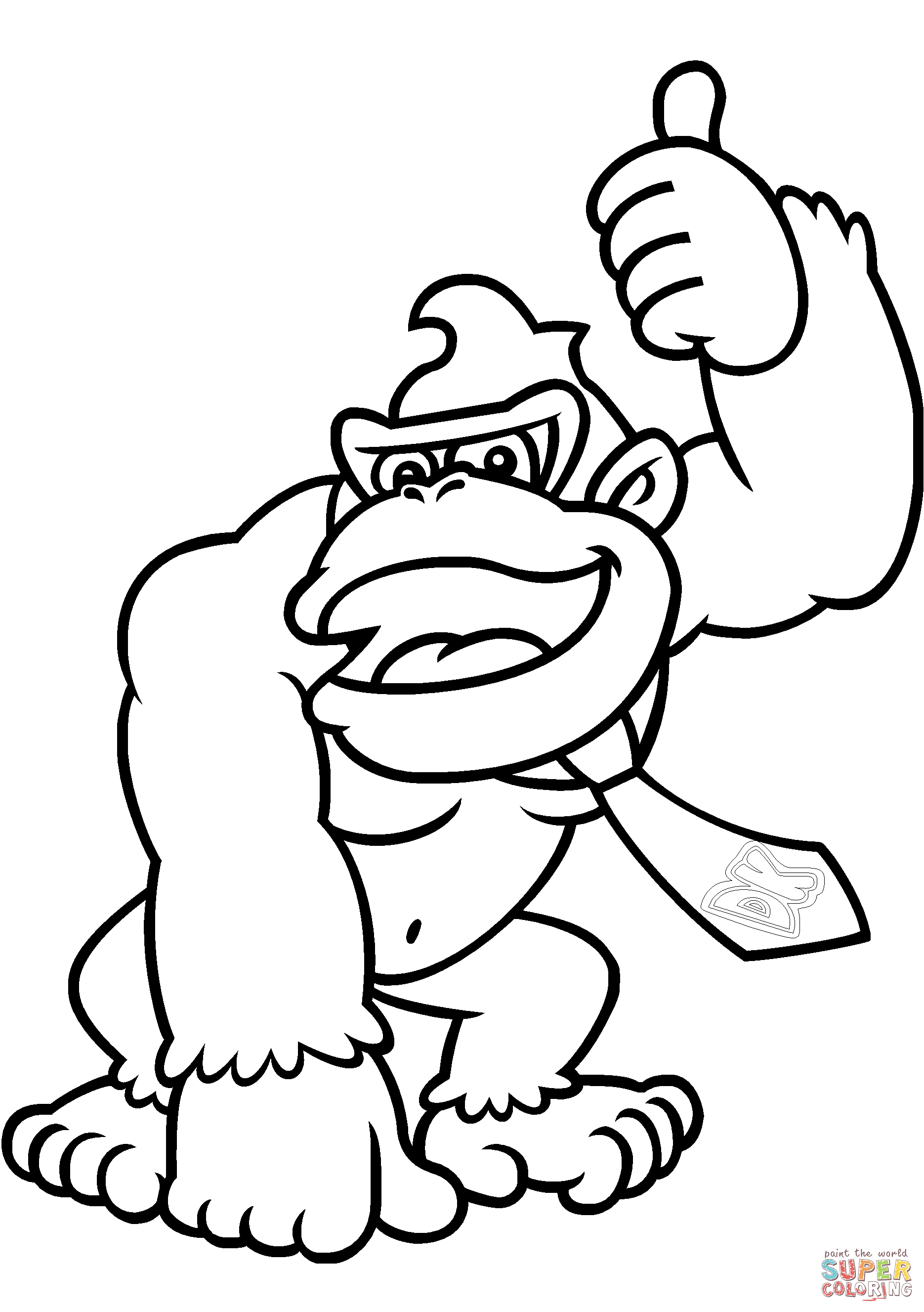 Donkey Kong 31 Coloring Pages