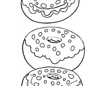 Donut 11 Coloring Pages