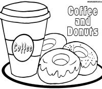 Donut 17 Coloring Pages