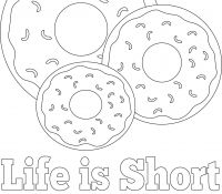 Donut 19 Coloring Pages