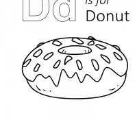 Donut 20 Coloring Pages